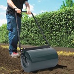 vidaXL Valjar za travo zelen in črn 63 cm 50 L