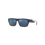Sončna očala Armani Exchange moški, mornarsko modra barva - mornarsko modra. Sončna očala iz kolekcije Armani Exchange. Model s enobarvnimi stekli in okvirji iz plastike. Ima filter UV 400.