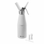 WEBHIDDENBRAND Steklenica za smetano Hendi 0,95l bela / aluminij