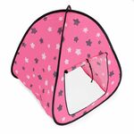 EcoToys Otroški igralni šotor Stars pink