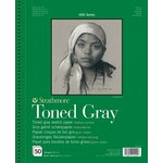Strathmore Serie 400 Toned Gray Sketch Pad Skicirka 31 x 23 cm 118 g