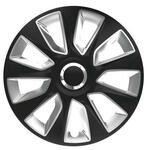 Pokrovi platišč Versaco Stratos RC Black Silver 16", 4 kosi