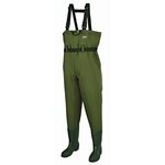 DAM Hydroforce Nylon Taslan Chest Wader Bootfoot Green 46-2XL