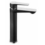 Ferro Armatura za umivalnik ADORE BLACK BDR2LBLC visoka krom/black (črna)