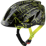 Alpina Sports Pico čelada, otroška, 50-55 cm, Black-Neon Yellow Gloss