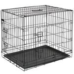 @Pet @Pet @Pet Pasji boks kovinski 92,5x57,5x64 cm črne barve