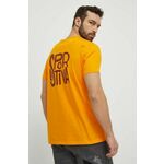 Kratka majica LA Sportiva Back Logo moška, oranžna barva, F04102102 - oranžna. Kratka majica iz kolekcije LA Sportiva. Model izdelan iz materiala organskega izvora.