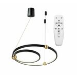 Toolight Ring led svetilka + daljinski upravljalnik APP692-30-50 Black