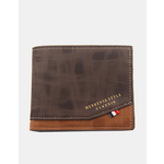 Moška denarnica MenBense Classic Temno Rjava