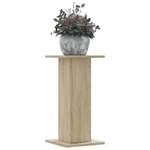 Vidaxl Stojalo za rastline 2 kosa sonoma hrast 30x30x60 cm inž. les