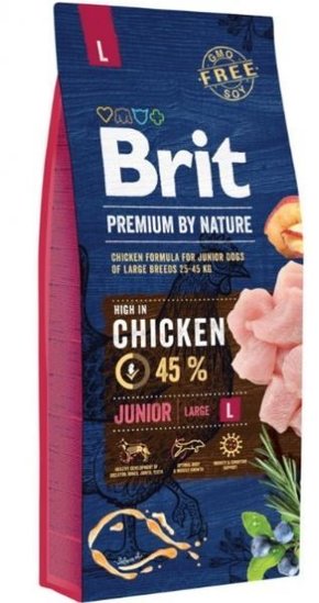 Brit hrana za pasje mladiče Premium by Nature Junior L