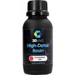 3DJAKE Resin 8K High-Detail transparentno rdeča - 500 g