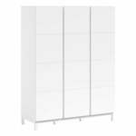Bela otroška garderobna omara 149x196x58 cm Eva – Vipack