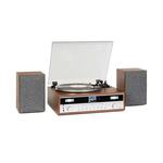 Auna Birmingham, HiFi stereo sistem, DAB+/FM, BT funkcija, vinyl, CD, USB, AUX vhod, les