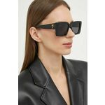 Sončna očala Palm Angels ženska, črna barva, PERI057_521007 - črna. Sončna očala iz kolekcije Palm Angels. Model z enobarvnimi stekli in okvirji iz plastike. Ima filter UV 400. Visokokakovosten izdelek, izdelan v Italiji.