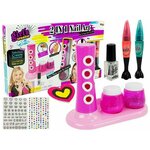 Extrastore Set za nail art bleščice podajalnik pisanih nalepk