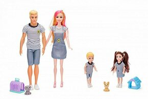 Woody Dolls Family s hišnimi ljubljenčki