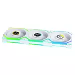 LIAN LI ventilator za ohišje Uni Fan SL-Wireless, 120 ARGB PWM, 120mm, 3 pack + kontroler, bela