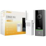 Imou brezžični IP video domofon - DB60+DS21 (5MP, IP65, SD, audio; H.265; 6200mAh baterija; DC12/24V)