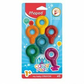 Maped Color´Peps Baby Crayons 6 barv