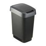 Rotho koš za odpadke Twist, 10 l, siv