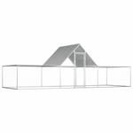 vidaXL Kokošnjak 6x2x2 m pocinkano jeklo