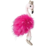 Doudou Histoire d'Ours Plišasta igrača temno roza flamingo 30 cm