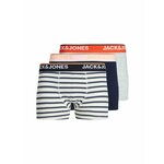 JACK & JONES Boksarice 'Dave' mornarska / oranžna / korala / off-bela