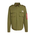 ALPHA INDUSTRIES Prehodna jakna 'Urban Military' oliva / rdeča / bela 13477601