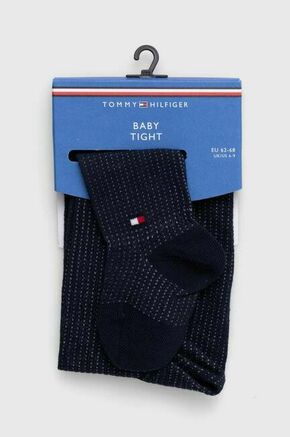 Otroške žabice Tommy Hilfiger mornarsko modra barva - mornarsko modra. Hlačne nogavice za dojenčka iz kolekcije Tommy Hilfiger. Model izdelan iz udobne pletenine.
