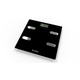 digitalne kopalniške tehtnice terraillon fitness 14464 črna kaljeno steklo