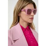 Sončna očala Swarovski 5679538 LUCENT ženska, roza barva - roza. Sončna očala iz kolekcije Swarovski. Model z enobarvnimi stekli in okvirjem iz plastike.