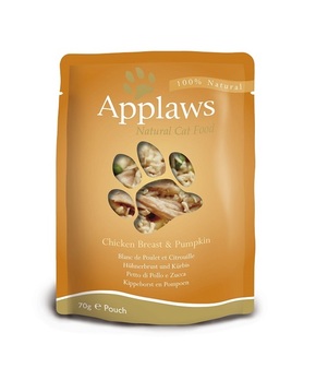 Applaws Cat piščanec in bučna vrečka 70 g