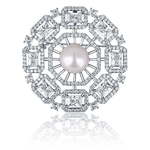 JwL Luxury Pearls Luksuzna ženska broška z biserjem 2v1 JL0665
