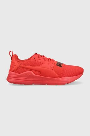 Tekaški čevlji Puma Wired Run Pure rdeča barva - rdeča. Tekaški čevlji iz kolekcije Puma. Model z zgornjim delom iz lahke