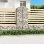 vidaXL Obokana gabonska košara 100x50x220/240 cm pocinkano železo