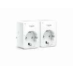 NEW Pametna Vtičnica TP-Link MINI SMART Tapo P100 2900W Wifi Bela (2 uds)