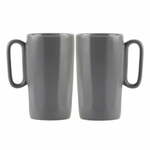 Sive lončene skodelice v kompletu 2 ks 330 ml Fuori – Vialli Design