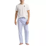 Polo Ralph Lauren Dolga pižama svetlo modra / pueblo / črna / bela 24646741