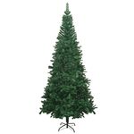 vidaXL Umetna Novoletna Jelka L 240 cm Zelene Barve