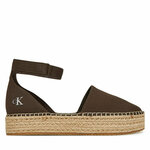 Espadrile Calvin Klein Jeans Flatform Espadrille Sling Mg YW0YW01735 Rjava