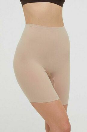 Kratke hlače za oblikovanje postave Chantelle bež barva - bež. Hlače za oblikovanje iz kolekcije Chantelle. Model izdelan iz elastične pletenine.