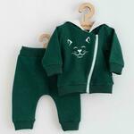 Dojčenske hlače in jopica New Baby Animals Cat zelena 74 (6 - 9 mesecev)