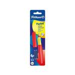 Pelikan Nalivno pero twist + 2x črnilni vložki, neon coral,