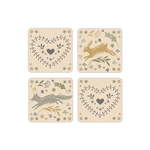 Komplet 4 podstavkov Cooksmart® Foxy Cork