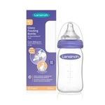 Lansinoh Steklena steklenička za dojenčke 160 ml s stekleničko NaturalWave TM (S)