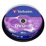 Verbatim DVD+R, 4.7GB, 16x