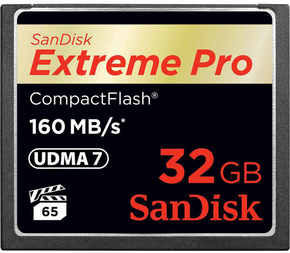 SanDisk CompactFlash 32GB spominska kartica