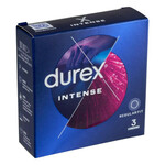 Durex Intense - rebrasti in pikčasti kondomi (3 kosi)