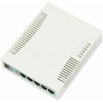 WEBHIDDENBRAND RouterBoard Mikrotik RB951Ui-2HnD 128 MB RAM, 600 MHz, 5x LAN, 1x 2,4 GHz, 802.11n, L4